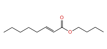 Butyl (E)-2-octenoate